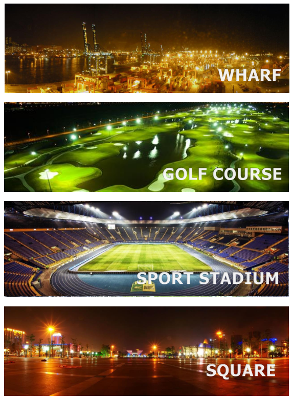 140000LM Outdoor LED Flood Lights IP65 2700-6500K CCT 1000 Watt Power 140LM/W
