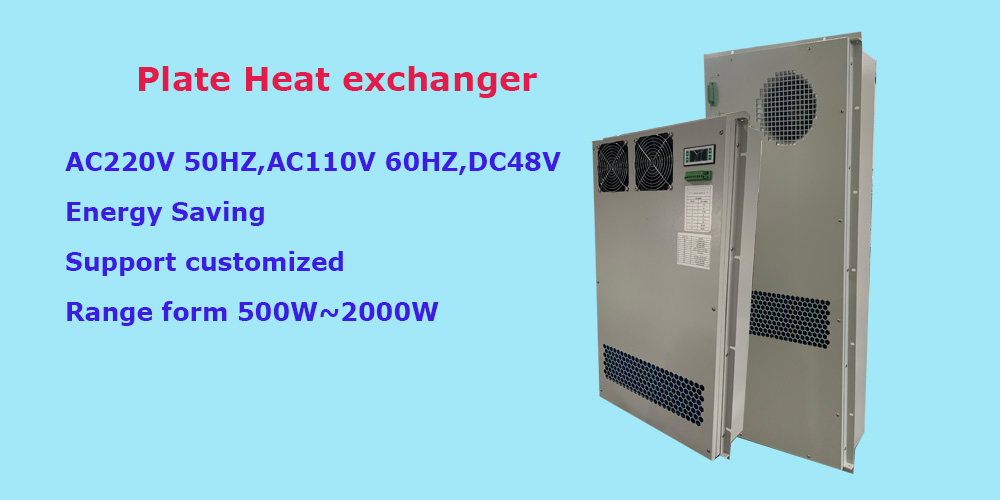 ISO9001 150W/K 48V DC Outdoor Cabinet Heat Exchanger