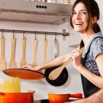 Antibacterial Bamboo Kitchen Supplies Cooking Spatulas Set 6 Pieces For Home