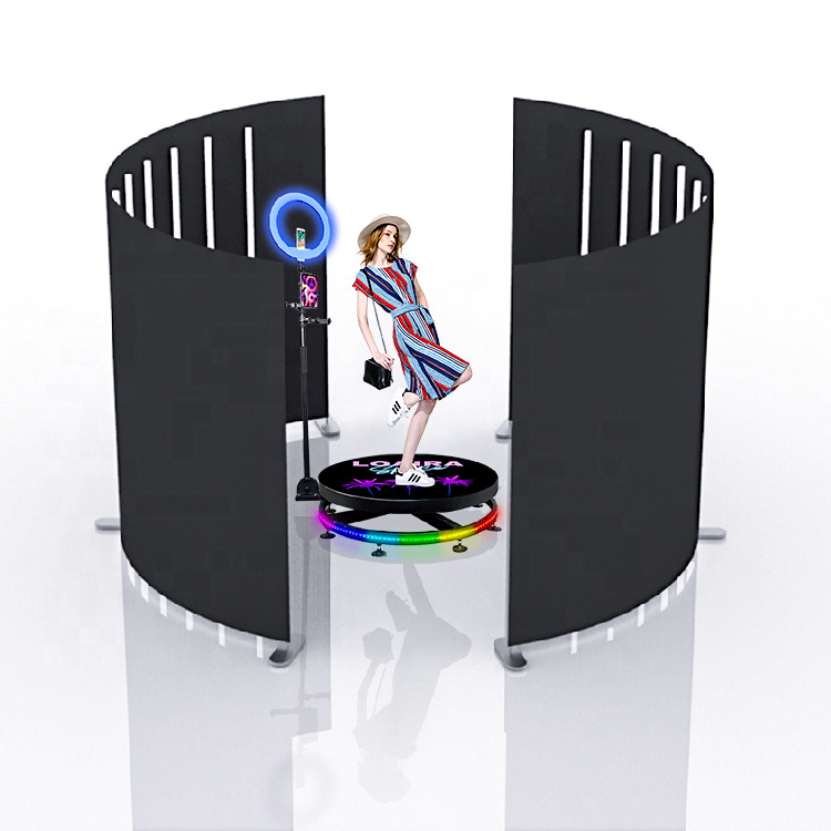 OEM ODM Backdrop Led Screen 360 Photo Booth Enclosure Backdrop