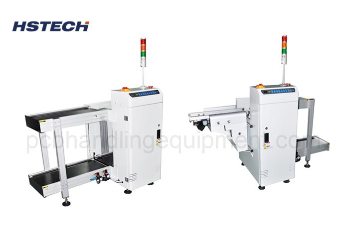 Magazine Collecting 6 Seconds SMEMA Signal 0.4mm PCB Loader Hanling Machine