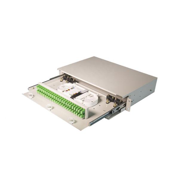 1U 19" Rack Mount 12/24/48 Port SC Sliding Fiber Optical Patch Panel