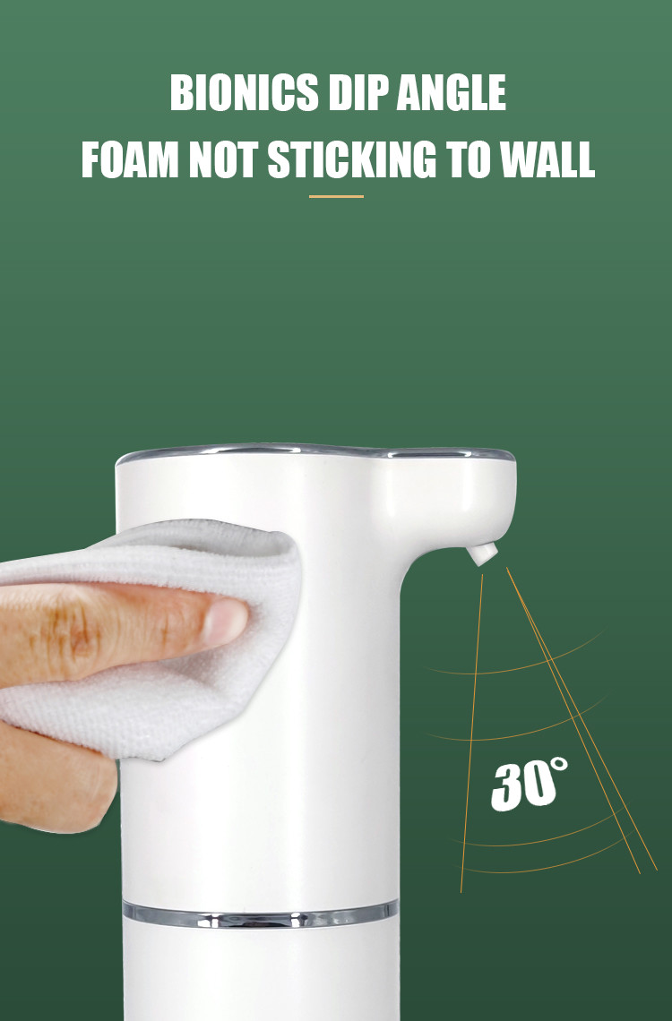 Office Touchless Foam Soap Dispenser 300ML Wall Mounted With Bracket
