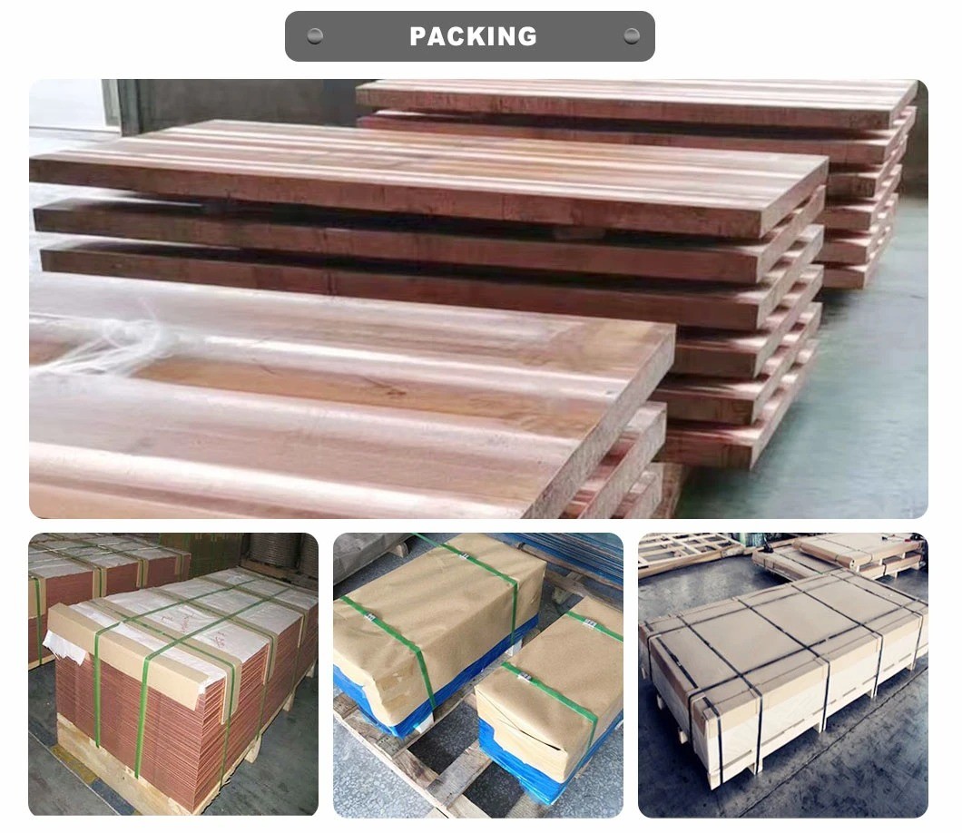 Hot Cold Rolled Copper Sheet For Roofing H63 H65 H68 H85 H90 Tp1 Tu1 12 X 12 1m X 1m