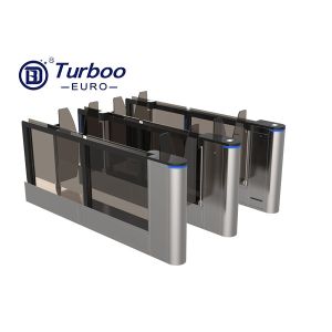 China 600mm Width Facial Recognition Turnstile RS485 Swing Barrier Turnstile on sale