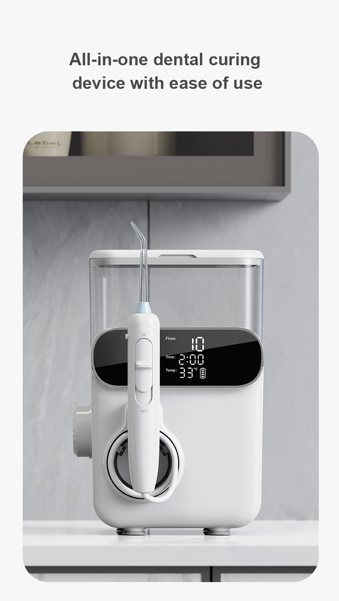 Family Water Flosser Big Capacity 1000ml IPX5 Oral Irrigator Rechargeable Tooth Clean Electric Counter Water Flosser