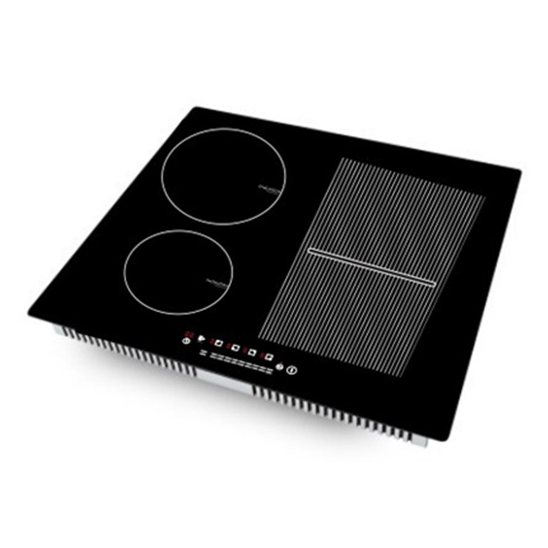 220V 7400W Flex Zone Four Burner Induction Cooktop