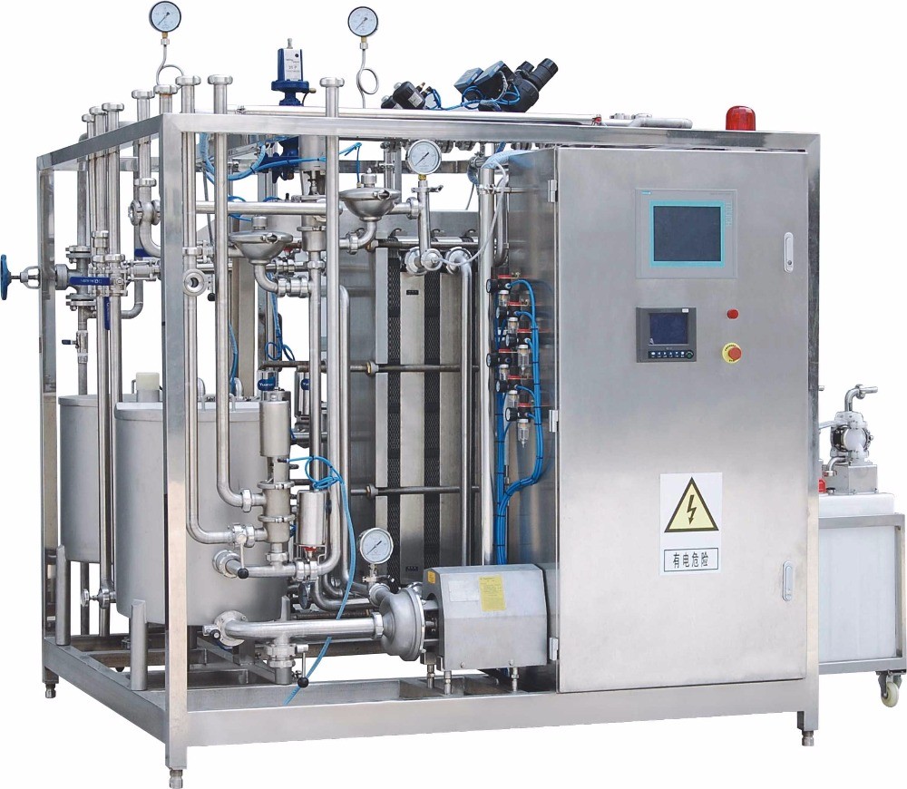 Factory Customized compact structure simple operation and convenient maintenance 1000LPH Milk Pasteurization Machine