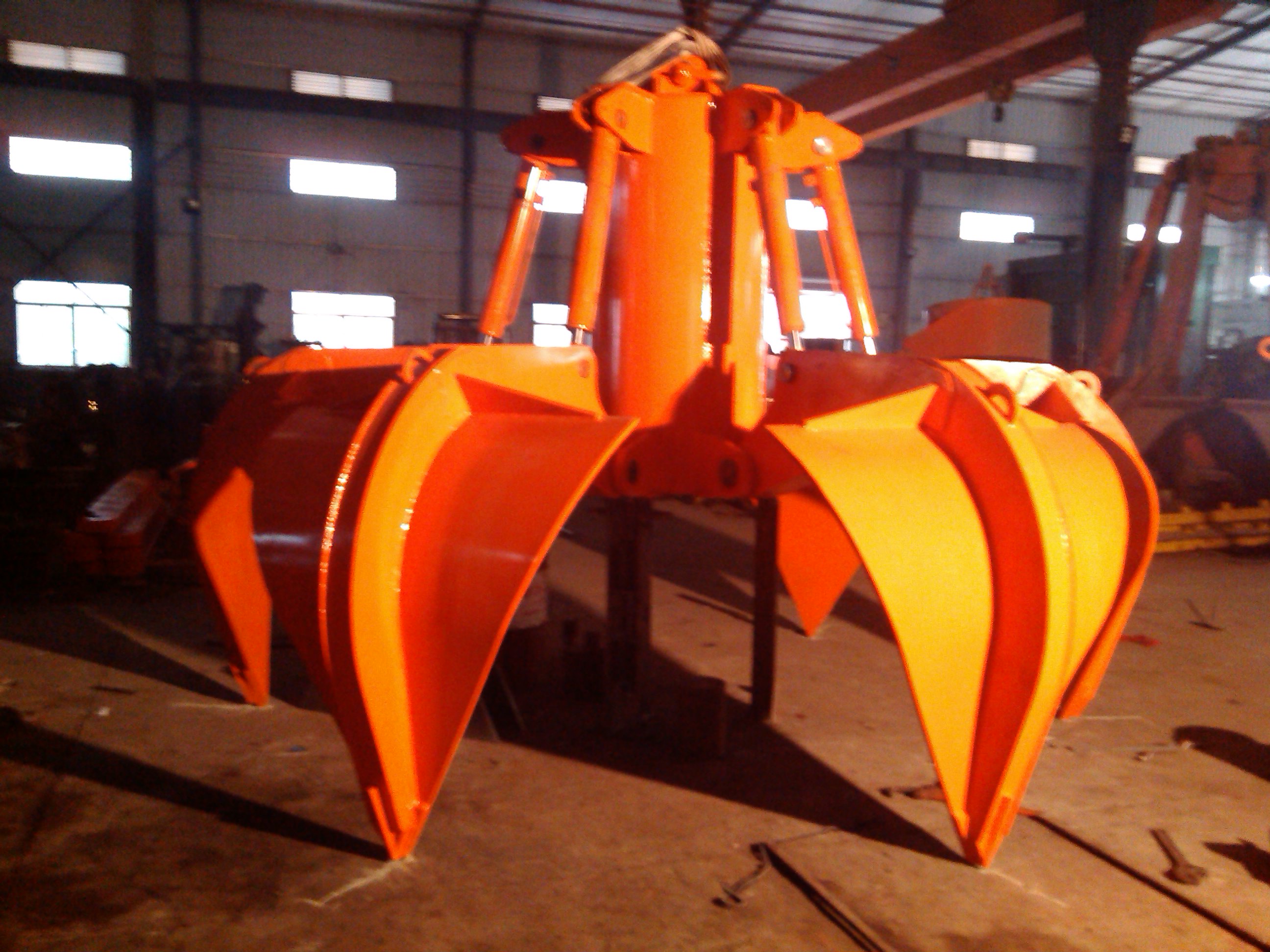 NM360 Materials Excavator Multi Peel Grapple Cable Rope Stone Bucket for Scrap Metal