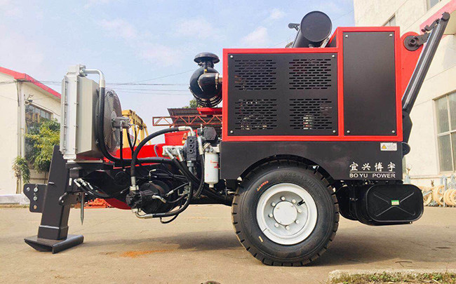TY90 Hydraulic Puller Transmission Line Stringing Equipment Cummins Engine