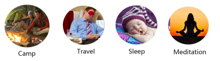Halfmoon 22 Momme 100 Mulberry Silk Sleep Mask Night Use