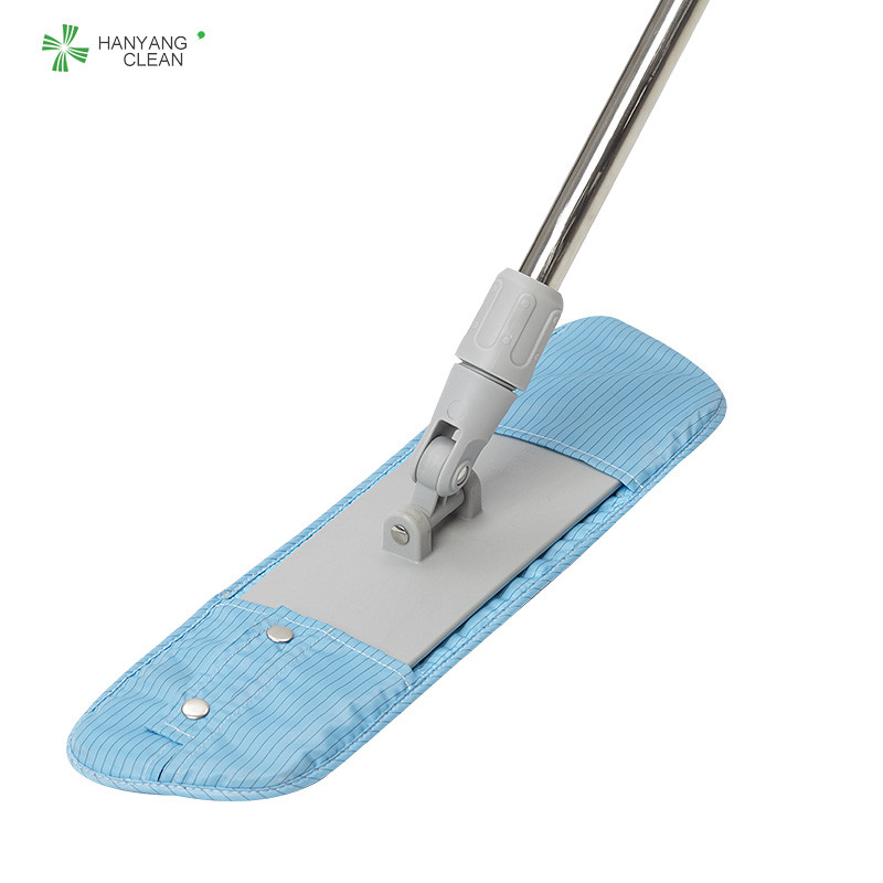 ESD Cloth Stainless Steel Mop Autoclavable For High Level Cleanroom