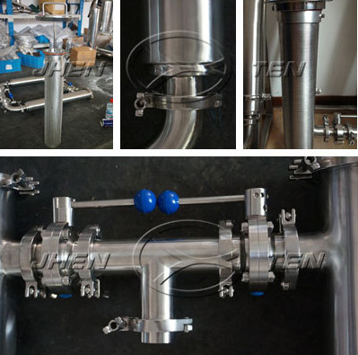 Stainless steel double pipe tube Cartridge Filter Vessels for food & beverage