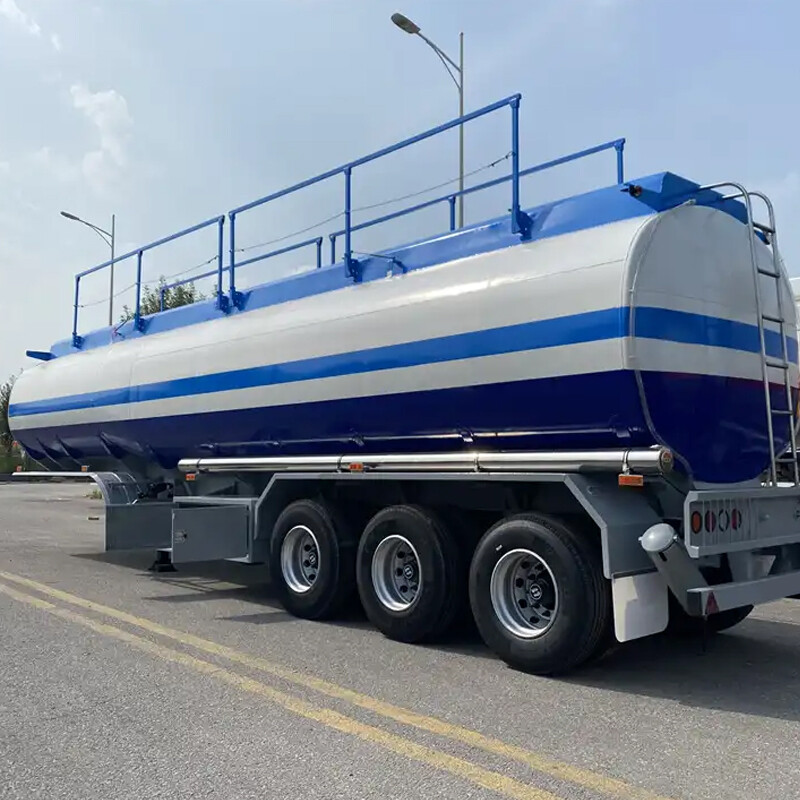 3 Axle 40000l Carbon Steel transport liquid or gaseous various chemical product carbon compounds heavy duty Fuel Tanker Trailer