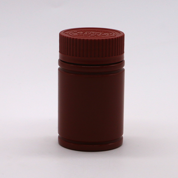 Medicine/Tablet/Supplement Food Grade 70ML PE Plastic Bottle Jar with Child Proof Cap