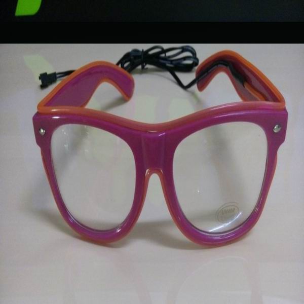 high quality el glasses/el wire glasses/el wire sunglasses for party events