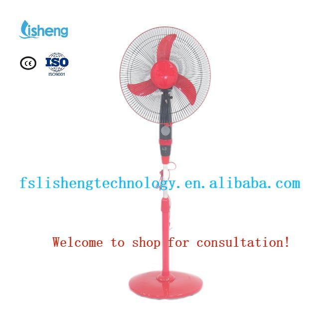 Electric Rechargeable Adjustable Floor Fan Household 16 Inch Plastic