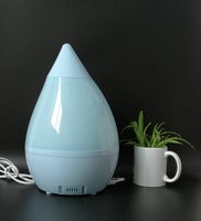 Household Drop - Shaped Led Aroma Ultrasonic Humidifier PP ABS Material