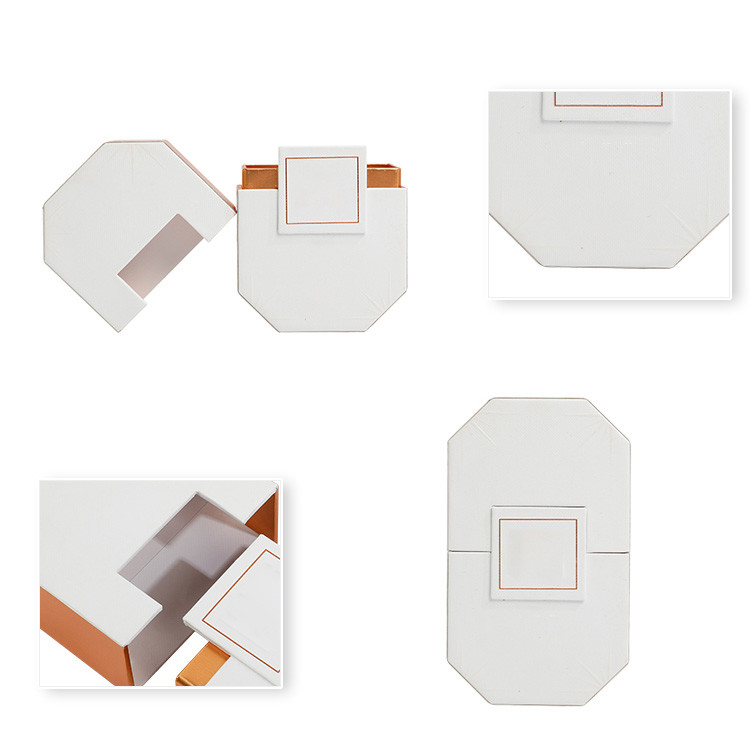 Fashion Orange Perfume Packaging Box Custom UV Coating Surface