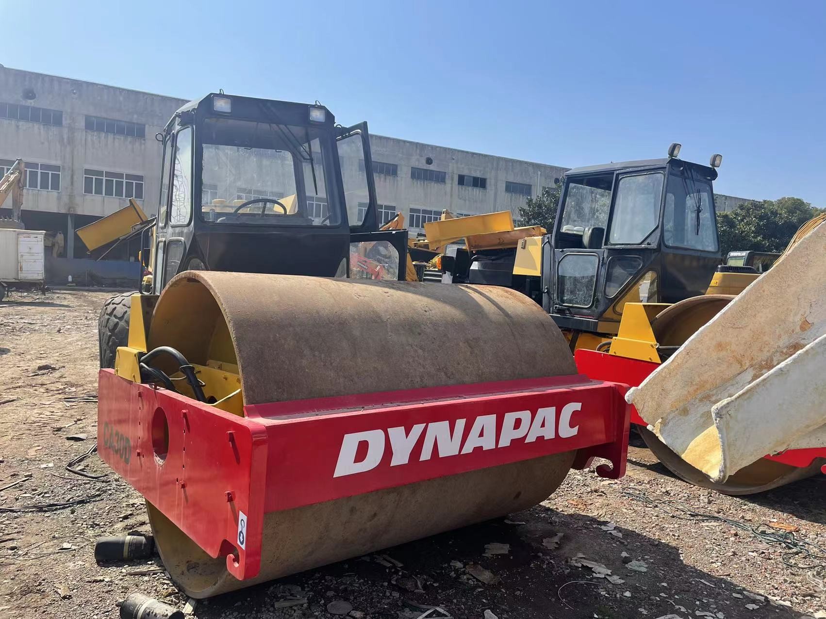 Second Hand Dynapac CA30D Vibratory Smooth Drum Road Roller