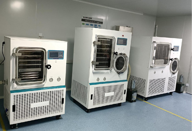 Bonnin Vacuum Stoppering Lab Freeze Dryer Pharmaceutical 7 Inch Touch Screen ISO