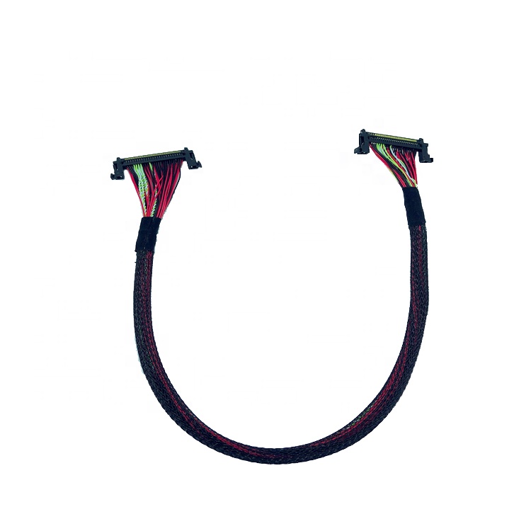 FI-RE51HL TO FI-RE51HL JAE Cable , LVDS Lcd Cable Assembly Multiple Colors