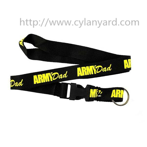 Custom polyester key holder lanyards