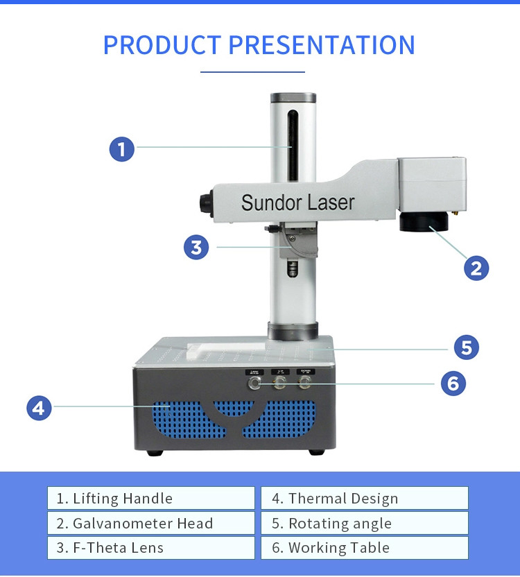 50W Laser Cut And Engraving Gold And Silver Jewelry Fiber Laser Machine Marking