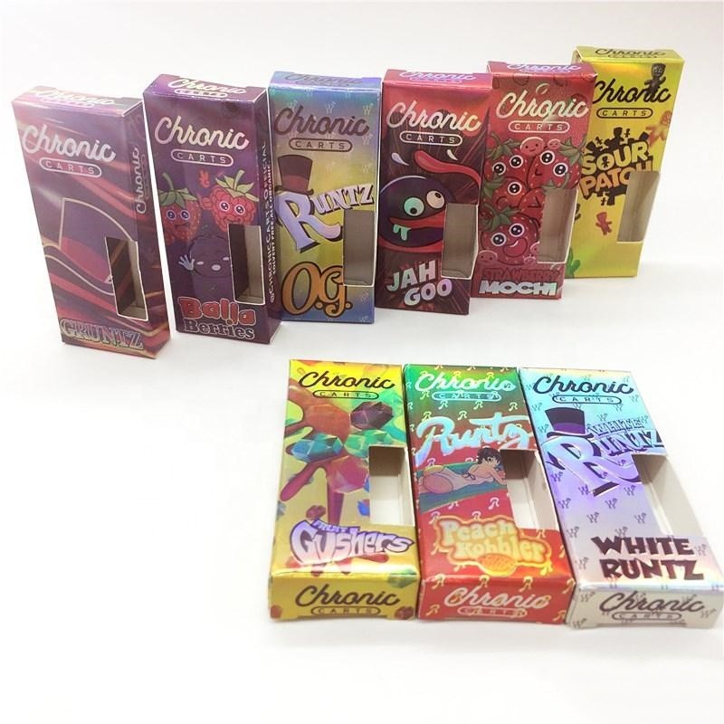 Hologram 300g/M2 Cardboard Packaging Box 0.45mm Thickness With PVC Window
