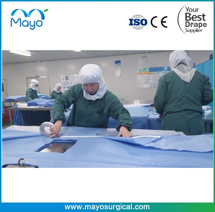 Ophtha Ophthalmic Drape Pack Half Body Medical Disposable Eye Drape
