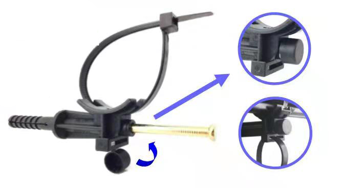 Cable Tie Wall Nail Clip Electrical Cable Clamp Suspension Clamp Expansion Pipe Wall Cable Clamp