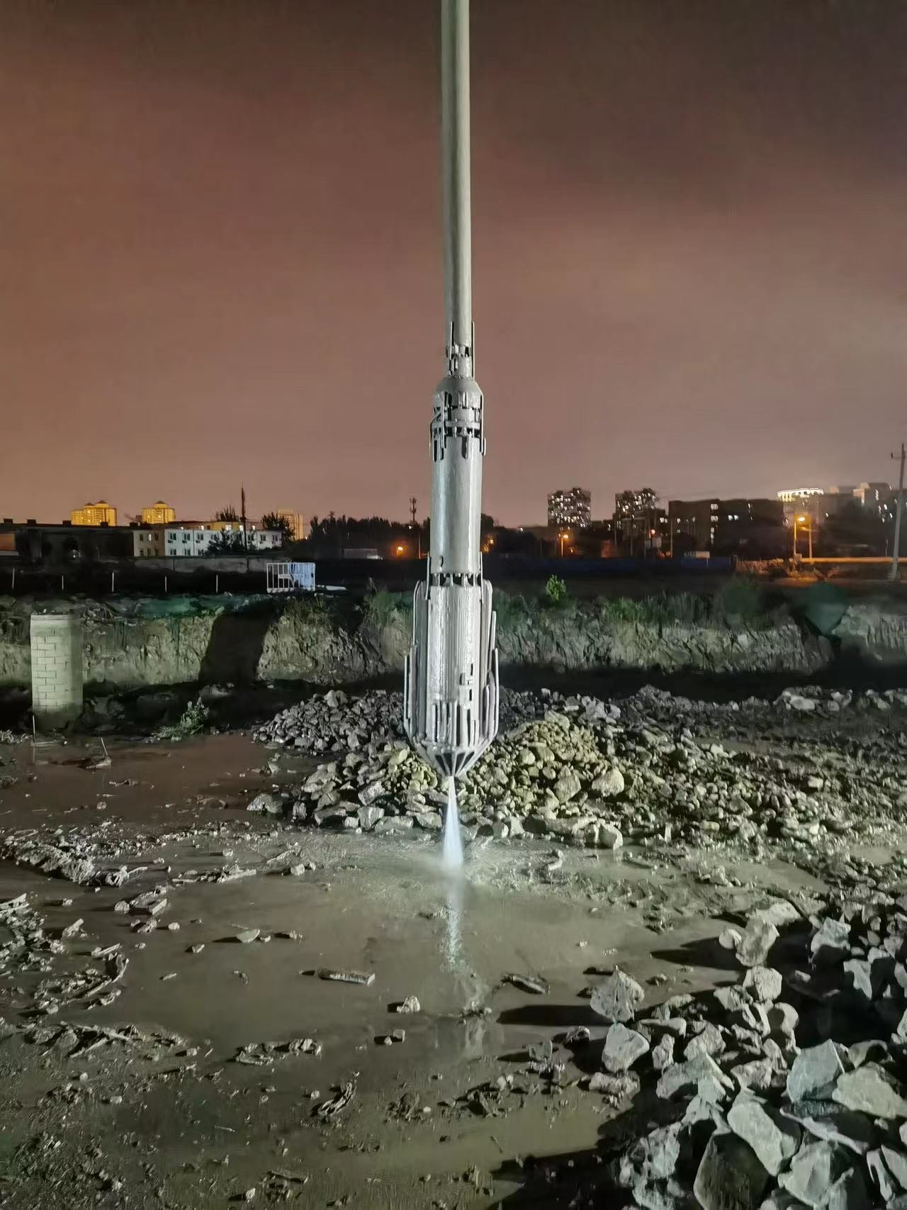 Vibroflotation Compaction Equipment High Compaction Efficiency Achieved