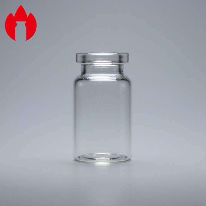 Customized 5ml Transparent Medicinal Borosilicate Glass Tube Vials