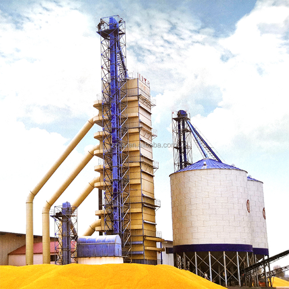 Low Broken Rate Advantage Rice Dryer Machine for 100-500 TPD Continuous Corn Paddy Dryer