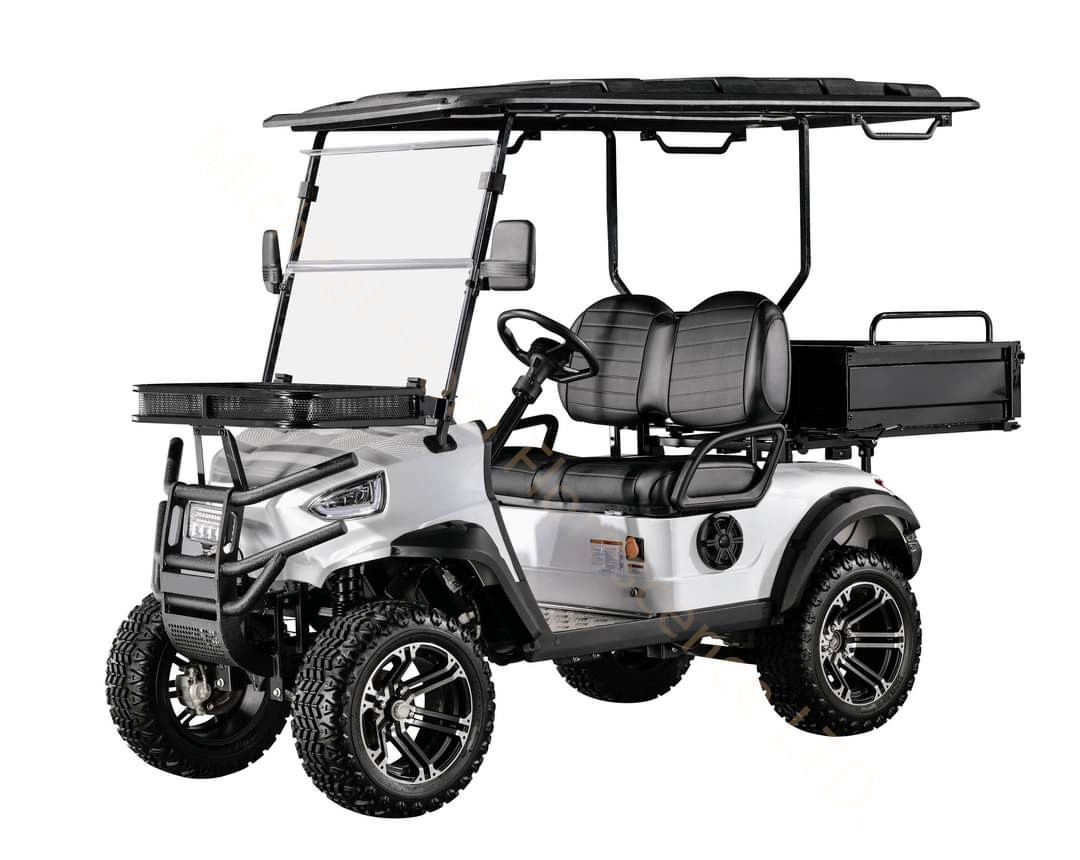 Hunting Off Road 4 Seats Electric Golf Cart Truck 4 Wheel Standard Club Car