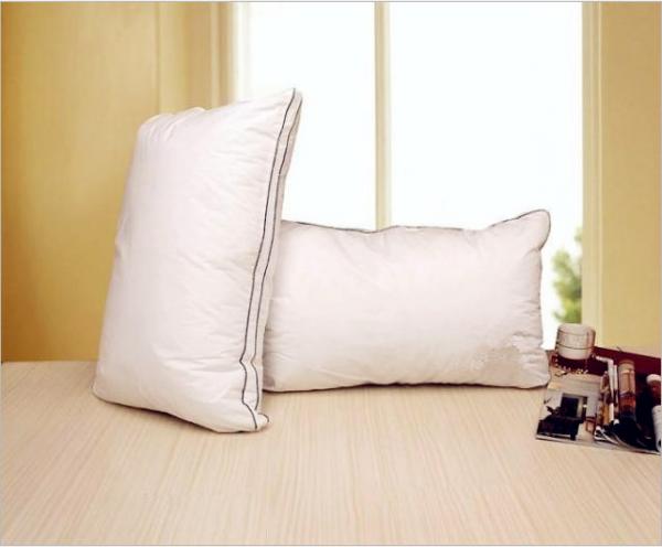 Quality Two Layer Polyester Down Feather Pillow Inner For Sleeping / Bedding for sale