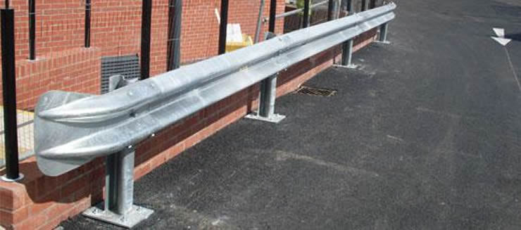Galvanized Guardrail Crash Barrier Fishtail Terminal End ISO Certified and Customized