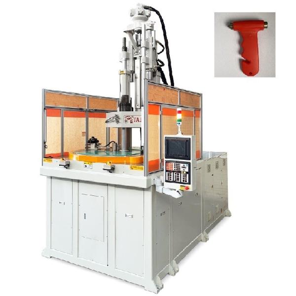 200 Ton Vertical Rotary Table Injection Molding Machine Used For Safety Hammer