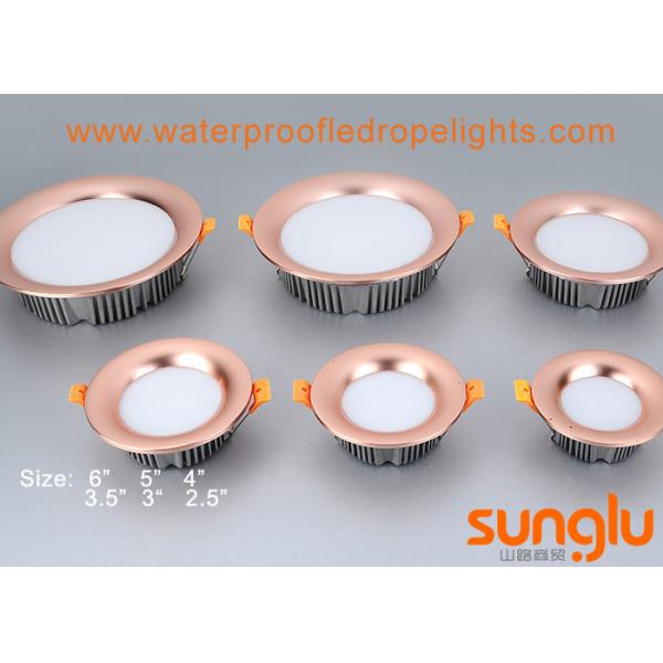 Professional 240v LED Downlights No Flicker Pear Silver Color SMD LED Downlight