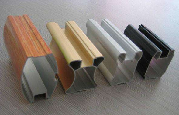 Powder Coated Aluminium Door Profiles High Precise And High Hardness
