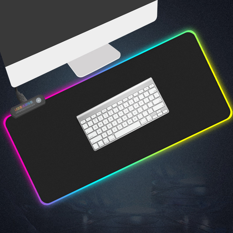 Led Gaming Mouse Pad 14 Lighting Modes Custom Size Rgb Mouse Pad