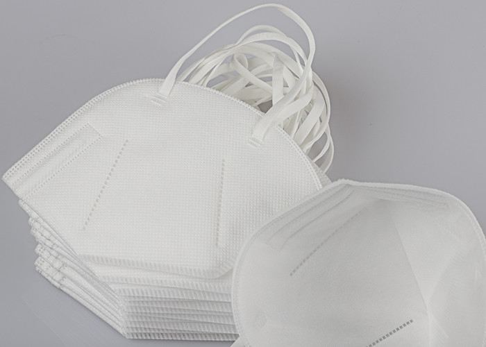 3D Stereo Cropping Ffp2 Respirator Mask , Disposable Nose Mask No Glue Bonding