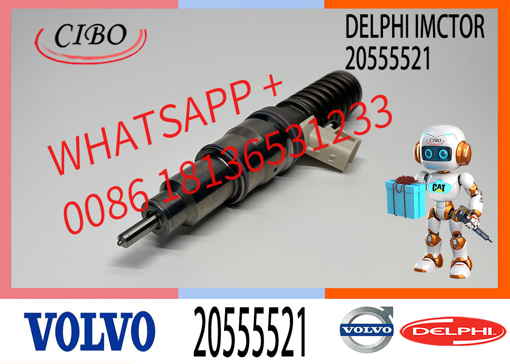 20555521 Engine E3.1 Diesel Fuel Injector BEBE4D04002 BEBE4D20002 20555521 7420555521 For VOL-VO Truck