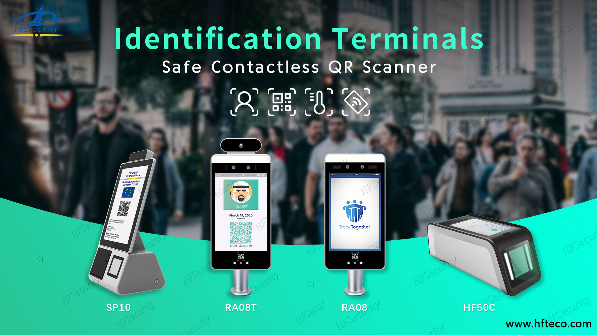 HFSecurity EU Health Code Scanner Device