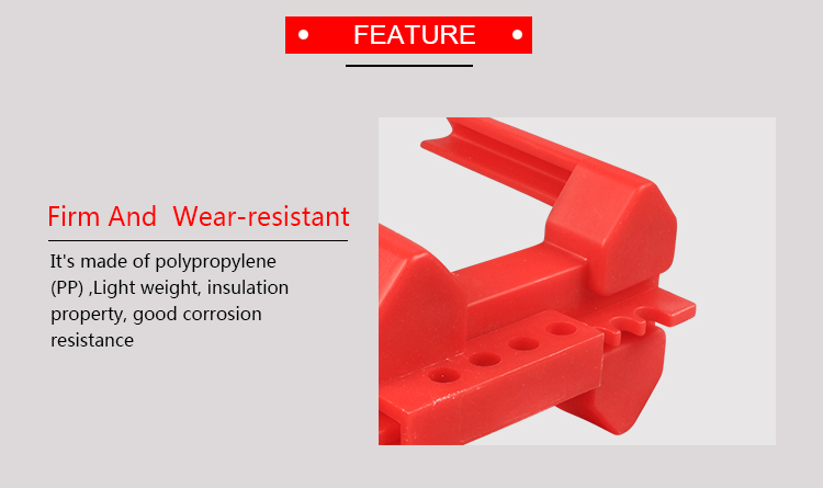 Two Way Rotation Gate Valve Lockout Alarm Lock Type Sticking Point Design