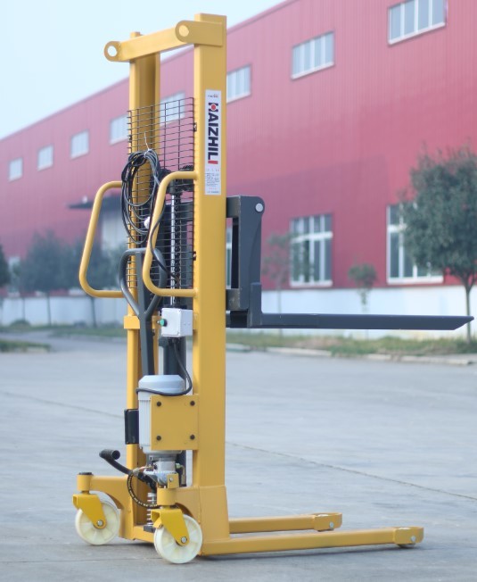 Mobile Hydraulic Hand Forklift , Walkie Pallet Stacker 500kgs To 2500kgs Capacity