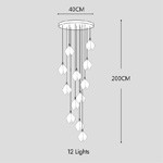 G9 Petal Pendant Ceiling Light Multi Size Ceramic Flower Pendant Light 85V To 265V