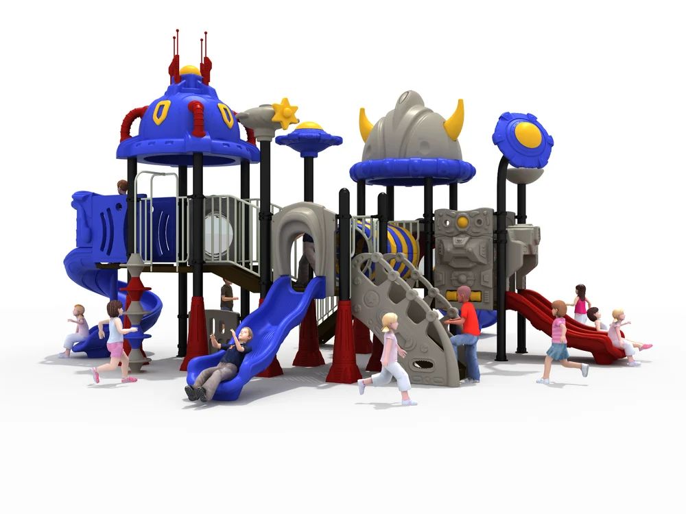 OEM Outdoor Water Playground Equipment Plastic Slide For Children