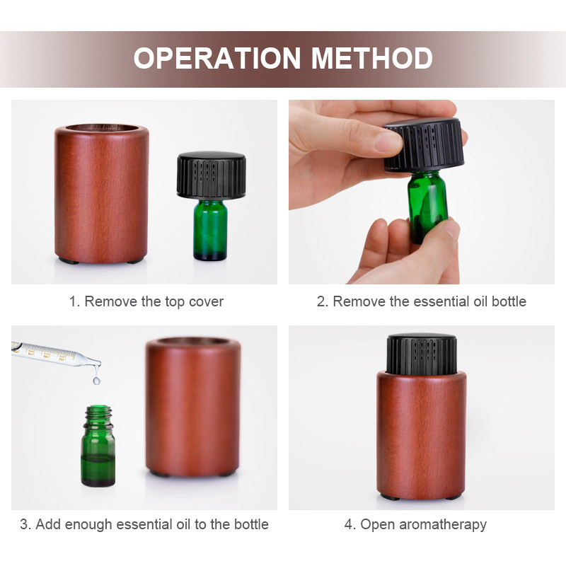 Car 3MHz 0.5W 10ml Essencial Oil Aromatherapy Diffuser