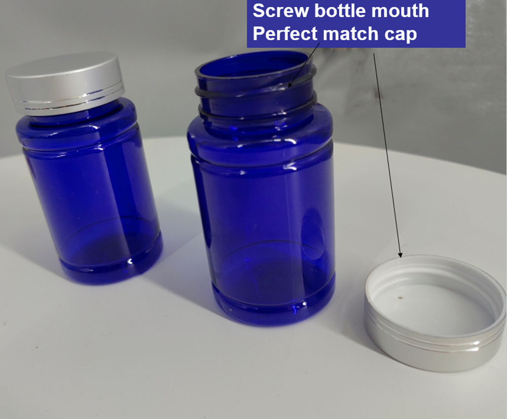 Custom OEM Wholesale Cheap Pet Capsule Container 120ml Empty Supplement Vitamin Capsule Pill Plastic Bottle
